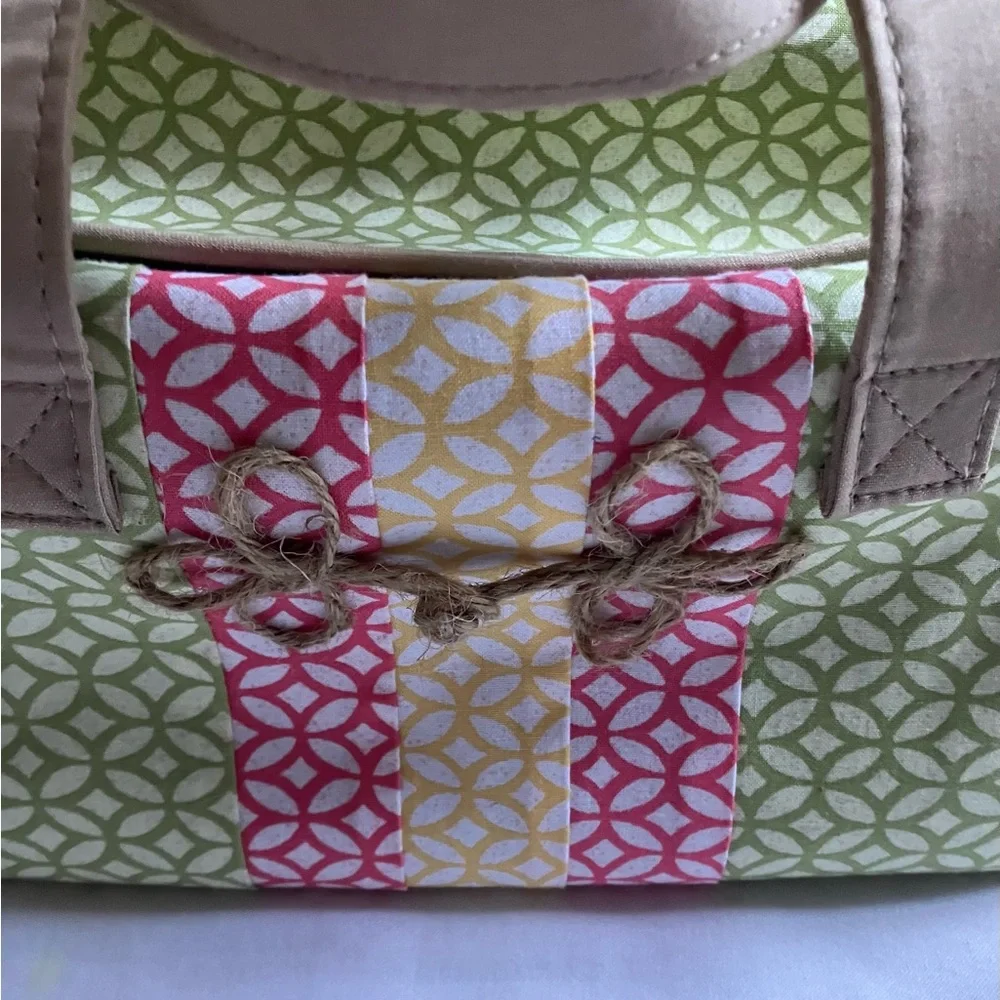 ONCE UPON A Rose Green Patterned Cosmetic Bag Set(2)